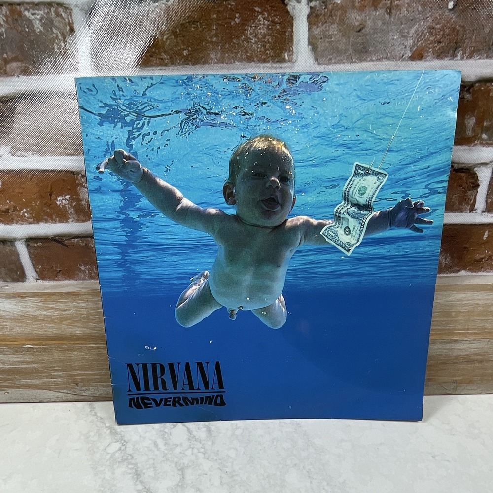 Nirvana Nevermind Vinyl LP Record 1991 Geffen Grunge Rock Album Kurt Cobain Clas
